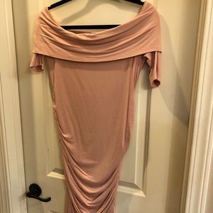 Isabella Oliver small maternity light pink sleeveless dress